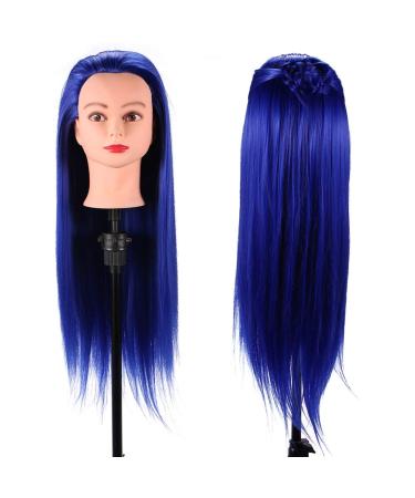 Shop Window Doll Head for Hair Stylist Training - 24 Synthetic Fiber Cosmetology Puppet (#2) Blonde - Buy Online on GoSupps.com