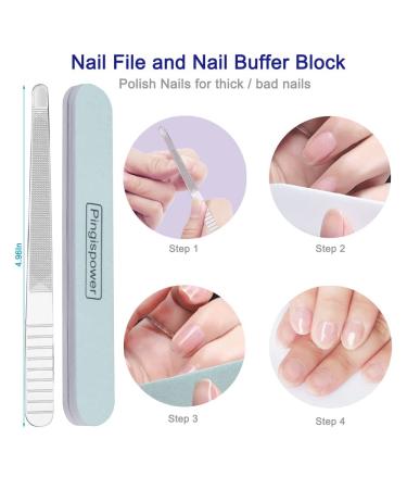 Professional 9PCS Cuticle Trimmer and Pusher Set - Premium Stainless Steel Care Kit for Nails - Buy Online on GoSupps.com