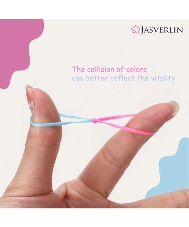 2000 Multi-Colored Rubber Bands for Toddlers - No-Pinch Hair Ties & Small Braid Gum | Rainbow Hair Accessories - Buy Online on GoSupps.com