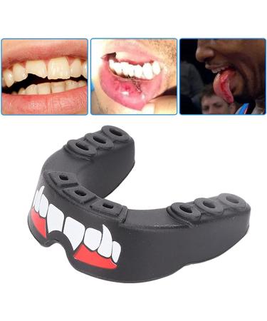 Verdant Touch Professional Mouthguard | Tooth Guard for Karate & Boxing | Black | International Shipping - Buy Online on GoSupps.com