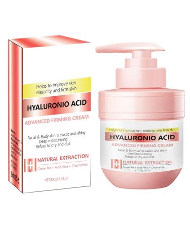 Hyaluronic Acid Firming Face Cream- Moisturiser Face Women - Anti aging Face Cream for Women - Deeply Nourishes Skin - Skin Lightening Cream - Light Texture and Easy Absorption