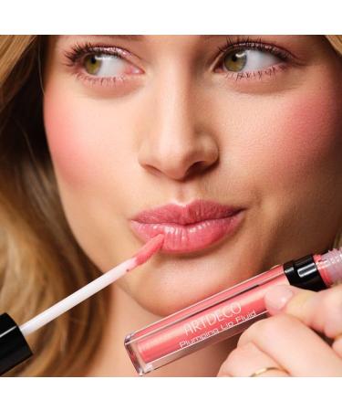 ARTDECO Plumping Lip Fluid - Rosy Sunshine Lip Gloss for Full Shiny Lips - 3ml Wet-Look Shine - Buy Internationally - Buy Online on GoSupps.com