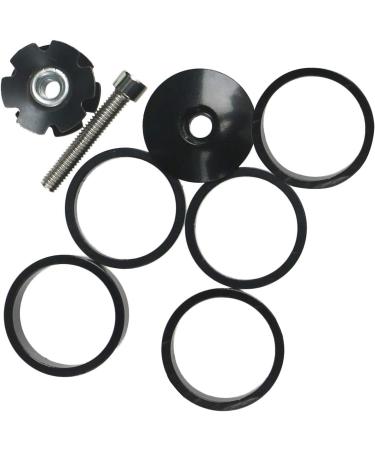 GANOPPER 1 1/8 Inch Headset Spacer + Stem Top Cap Set | Black, Red, Blue, Gold - Buy Online on GoSupps.com