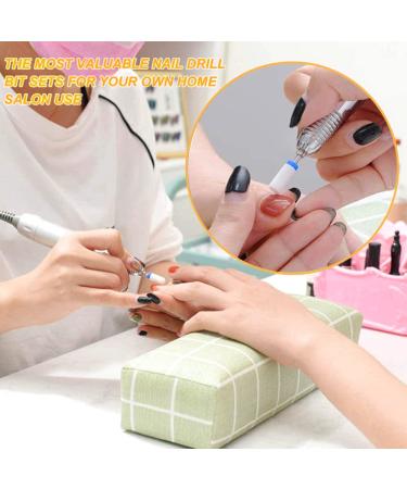 7-Piece Ceramic Nail Drill Bits Set - Perfect for Manicure & Pedicure | Water Outdated Gel & Acrylic Skin Milling Tools for Home Use - Buy Online on GoSupps.com