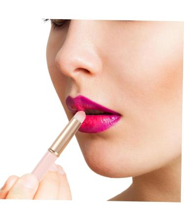 Lip Blending Brush Makeup Brush for Lip Gloss & Lipstick Application Lipstick Applicator Lip Gloss Brush Lip Mask Brush Lip Makeup Lip Balm Aluminum Tube Pink Round Head - Buy Online on GoSupps.com