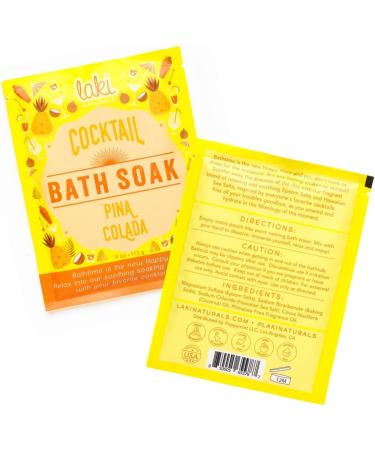 Laki Naturals Cocktail Bath Soaks - Muscle Recovery Epsom Salt Soak - 6 Pack - Buy Online on GoSupps.com