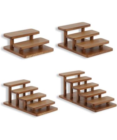 Wooden 4-Floor Glasses Stand & Jewelry Display Rack - Stylish Desktop Storage for Sunglasses & Jewelry - Buy Online on GoSupps.com