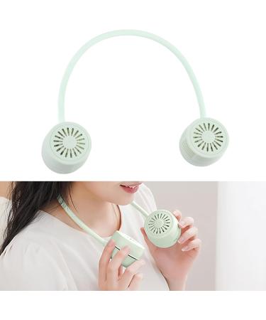 Portable Neck Fan - Rechargeable USB Leafless Cooling Fan for Outdoor Sports & Travel | Hands-Free Personal Air Circulation - Buy Online on GoSupps.com