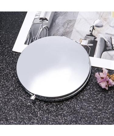 Beaupretty Round Compact Mirror with Rhinestone Red Lips and High Heels Design - Portable Mini Makeup Mirror for Women and Girls - Buy Online on GoSupps.com
