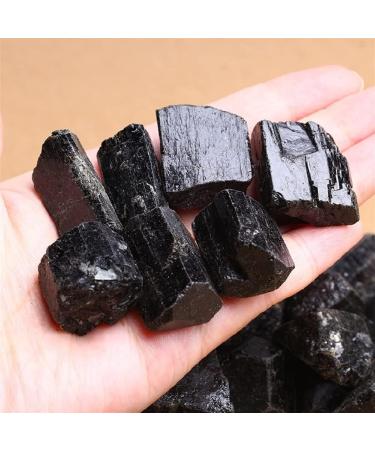Crystal 100g Stone Natural Black Tourmaline Crystal Rough Stone Crystal Specimen - Buy Online on GoSupps.com