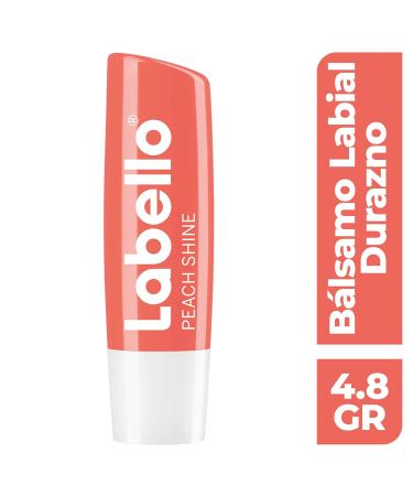 Labello Lip Balm Fruity Shine - Peach | Nourishing Lip Care for Soft Kissable Lips | International Shipping Available - Buy Online on GoSupps.com