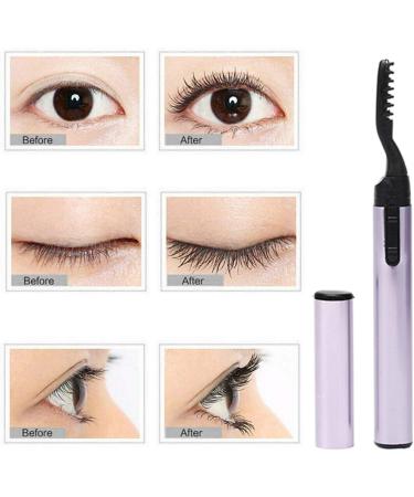 Heated Eyelash Curler Eyelash Curler Electric Electric Heated Eyelash Curler Portable Electric Eyelash Curler for Curled Eyelashes Painless Curved Beauty Make Up Tool Quick Heating&Long Lasting - Buy Online on GoSupps.com