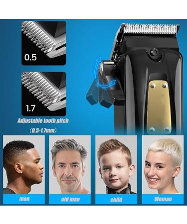 High Power Hair Clippers for Men | Professional Electric Barber Trimmer | Vintage Design & Home Use - Buy Online on GoSupps.com