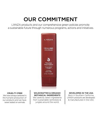 L ANZA Healing ColorCare Trauma Treatment - Leave-in Bleach Damage Reconstructor Sample | Refresh & Repair Color | Triple UV & Heat Protection - 0.25 Fl Oz - Buy Online on GoSupps.com