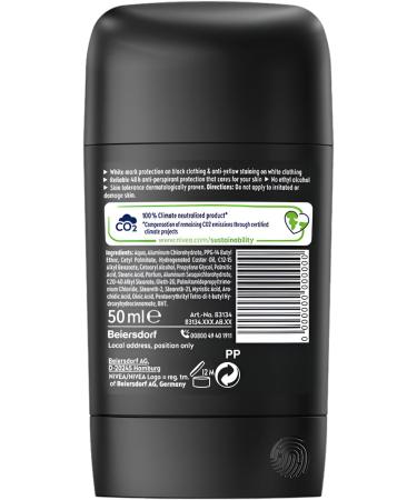 NIVEA Invisible Sticks for Men - Extra Fresh & Clean - 48h - Antiperspirant - No White Marks on Yellow Stains - Patented Emulsion Technology - Pack of 2 - 2 x 50 ml - - Buy Online on GoSupps.com