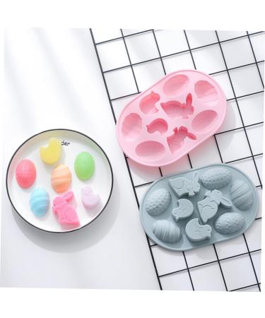 Alipis 2pcs Silicone Cake Mold Easter Egg Silicone Mold Mini Cake Mold Bunny Rabbit Decor Easter Rabbit Homemade Soap 3D Chocolate Animal Molds for Resin Silica Gel Pudding Accessories - Buy Online on GoSupps.com