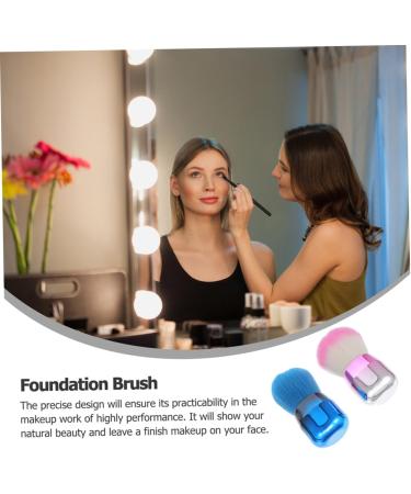 Angoily Mushroom Head Stucco Make up Dust Brush Man-made Fibers Woman - Buy Online on GoSupps.com