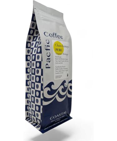 Pacific Coffee Roasters Chanchamayo Peru Organic Dark Roast Coffee 340g Fair Trade Organic Peru 340 g (Pack of 1) - Buy Online on GoSupps.com