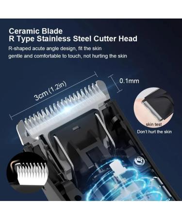 Hair Clippers for Sensitive Areas - Rechargeable IPX7 Electric Body Trimmer & Painless Epilator for Men - Buy Online on GoSupps.com
