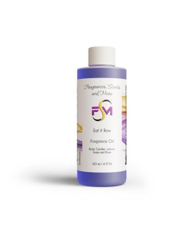 Eat it Raw Fragrance Oil - 4 Fl Oz Plastic Bottle (120ml) 4 Fl Oz (Pack of 1)