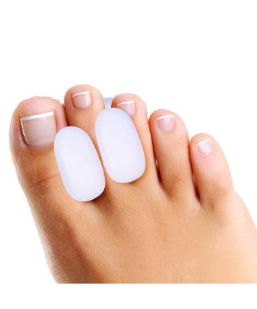 Set of 4 toe separators hallux valgus toe protectors silicone pedicure