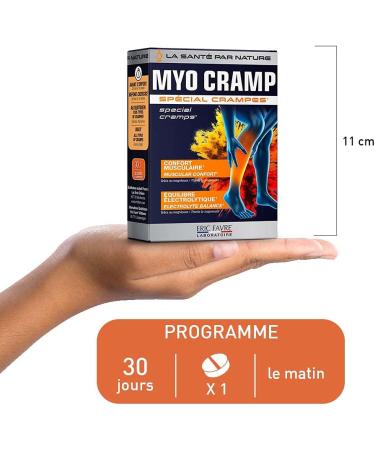 MYO CRAMPES Special Cramps Physical Effort Daytime Night Helps Electrolyte Balance with Magnesium French Laboratory Eric Favre - Buy Online on GoSupps.com