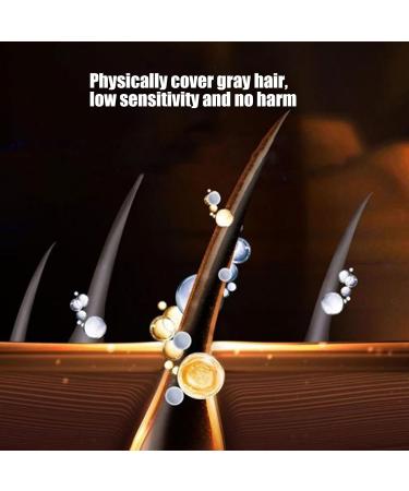 Couvre-cheveux Gris Peigne De Teinture Temporaire Pour Cheveux Blancs De Teinture Instantan e Imperm able | Fer Coiffer Pour Hommes Et Femmes Ligne De Cheveux Recul e Barbe Applicatio Coffee - Buy Online on GoSupps.com
