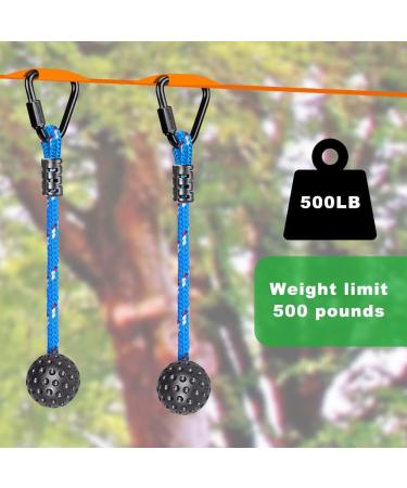 BeneLabel 2pc Ninja Obstacle Course for Kids - Hanging Obstacles with Safety Carabiners and Monkey Bars - Buy Online on GoSupps.com
