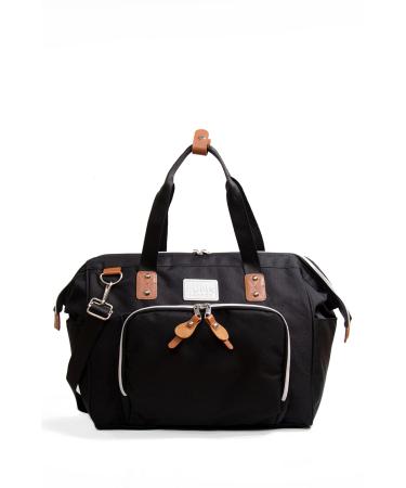 Fume London Baby Bag - Modern Mom Bag with several bags baby diaper bag diaper bag stylish clinic bag baby travel bag multifunctional baby bags for mom and dad black