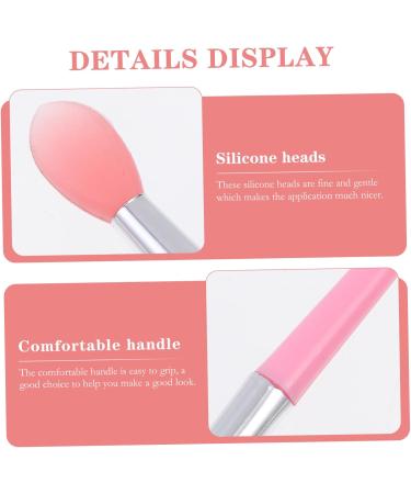 MAGICLULU 2 Sets Lip Stick Dust Cover Silicone Lip Brush Cosmetics Lipstick Brush Convenient Lip Mask Brush Lip Balm Applicator Accessory Silicone Lip Mask Makeup Brush Makeup Tool - Buy Online on GoSupps.com