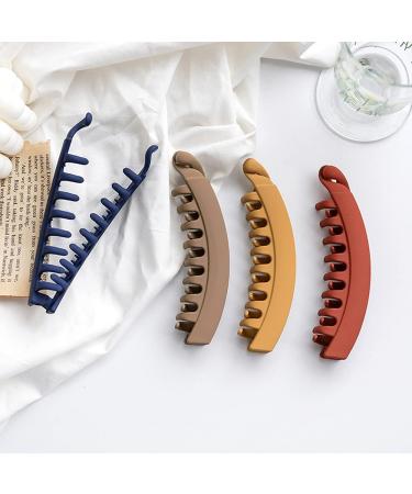 Large Colorful Banana Clip for Thick Hair - Slipproof Ponytail Holder for Women & Girls - Buy Online on GoSupps.com