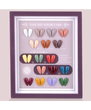 Nail Polish Display Book Nail Tip Display Book Plastic Material for Studio for Home for Life for Shop - Buy Online on GoSupps.com