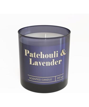 RAKLE Patchouli Lavender Scented Candle - 7.4 oz Premium Soy Wax | Perfect for Home Meditation & Aromatherapy - Buy Online on GoSupps.com