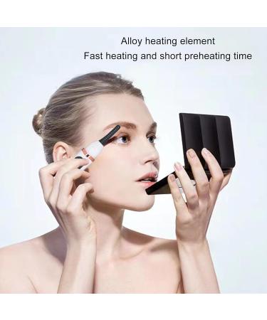 Heated Eyelash Curlers USB Rechargeable Long Lasting with LED Temp Display Electric Lash Curling Wand with LED Display for 24h Long Lasting Curling - Buy Online on GoSupps.com