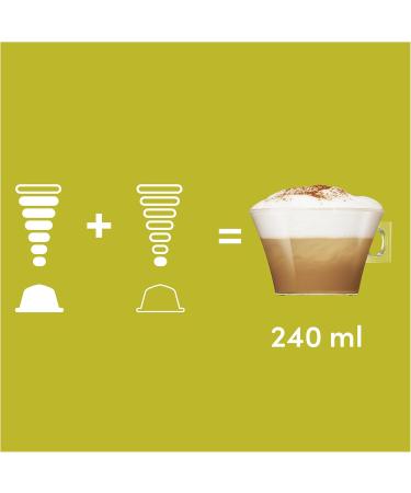  NESCAFE DOLCE GUSTO NESCAF DOLCE GUSTO Cappuccino Coffee Capsules - 6 Boxes of 16 Capsules - Buy Online on GoSupps.com