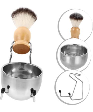 Men's Travel Brush Border Set - Barber Skin Care Kit with Shaving Brushes Bowl & Accessories | International Shipping - Buy Online on GoSupps.com