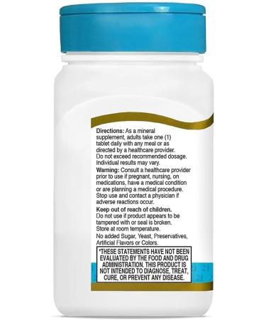 21st Century Magnesium 250 mg 110 Tablets - Buy Online on GoSupps.com