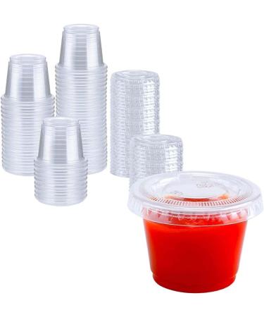 Mr. Miracle 1-Ounce Jello Shot Souffle Cups and Lids - 125 Sets Translucent Pack for Parties - Buy Online on GoSupps.com