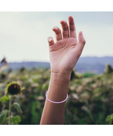 HOMSFOU 50 Pcs Silicone Bracelet Gummy Silicone Wristbands Rave Bracelets 80s Bracelets Kids Jelly Bracelet Neon Retro Gummy Bracelets Gummy Wristbands Miss Elasticity Strapping Silica Gel 5.8x5.8cmx5pcs Violetx5pcs - Buy Online on GoSupps.com