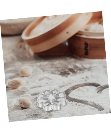 Zerodeko Oil Pier Mold Biscuits Cake Shaping Tools Durable Timbale DIY Fried Snack Mold Cutter Aluminum Alloy 7.5X7.5X1CM Silver - Buy Online on GoSupps.com