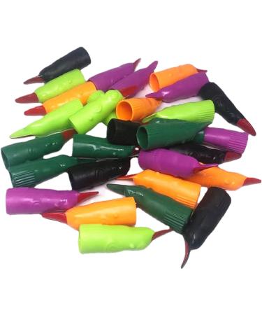2 Halloween Finger Nail | Fake Witch Cosplay Fingers - Halloween Spooky Witches Nails Masquerade Costume Props for Kids and Adults Hixip 2 Pcs 60pcs - Buy Online on GoSupps.com