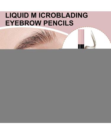 Eyebrow Pencil Waterproof Long Lasting Eyebrow Pencil 14ml Liquid Color Very Fine Point Suitable for Traveling Parties Sports Appointments Work 02 Tawny Brown - Buy Online on GoSupps.com