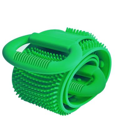 Back brush silicone back scrubber for shower/body peeling double -sided bathing brush back brush silicone massage brush