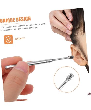 2 Sets Ear Spoon Set - 8-Piece Ear Cleaning Tools & Ear Wax Removers for Home Use | Multipurpose Ear Cleaning Supplies - Buy Online on GoSupps.com