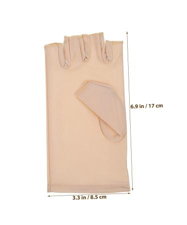 Healeved 5 Pairs Nail Gloves Protector Spandex Miss Manicure - Buy Online on GoSupps.com