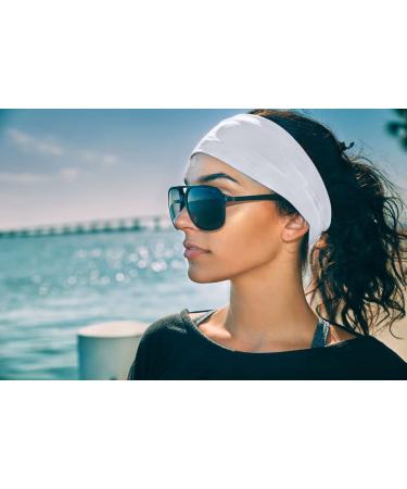 Tobeffect Non-Slip Turban Headbands for Women - 8 Pack Boho Hair Wraps in Solid Colors - Buy Online on GoSupps.com