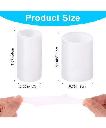 Buy 12 Pcs Silicone Toe Sleeves - Soft Gel Protectors for Hammer Toe Stubbed Toe Corns & Calluses - Comfortable Toe Cushions & Protective Tube Pads in Pinky Toe Design - Buy Online on GoSupps.com