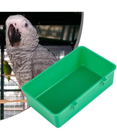 Budgie Bath Bird Food Feeder Cage Accessories Bird Water Bath Tub Pet Bird Bowl Parrots Parakeet Birdbath Cage Hanging - Buy Online on GoSupps.com