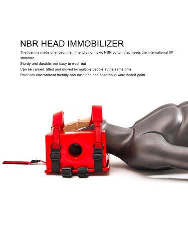 NBR Cotton Head Immobilizer - Adjustable Medical Emergency Restraint with Ear Holes | Fast Worldwide Shipping - Buy Online on GoSupps.com