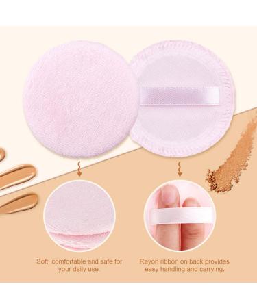 Jimking 5-Piece Powder Puff Set - Premium Round Makeup Sponges for BB Cream Liquid Foundation and Loose Powder - Soft Appliant Cotton with Bands - Ideal for Flawless Skin - Buy Online on GoSupps.com